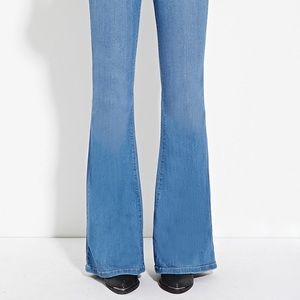 WOMENS HIGH WAISTED FLARED JEANS
